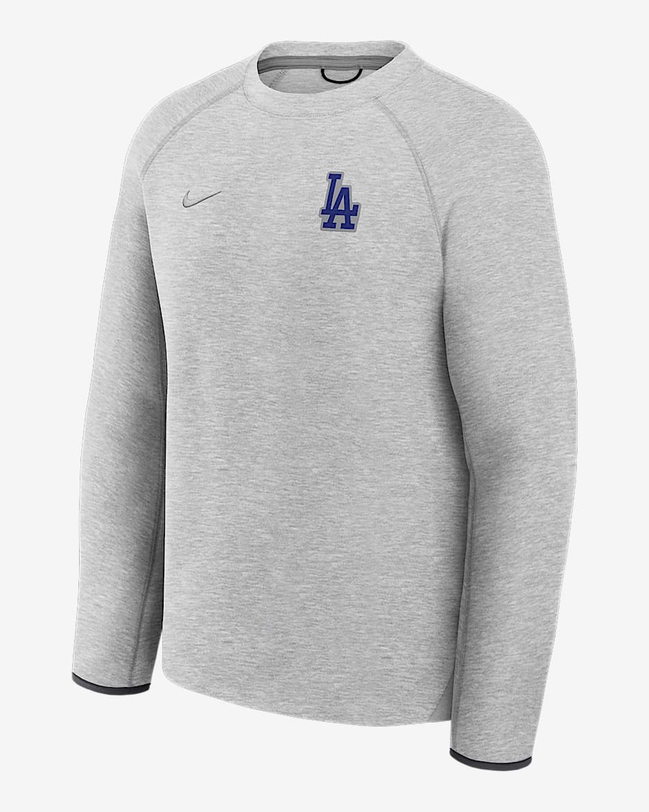 Los Angeles Dodgers Tech Fleece Men's Nike MLB Pullover Crew